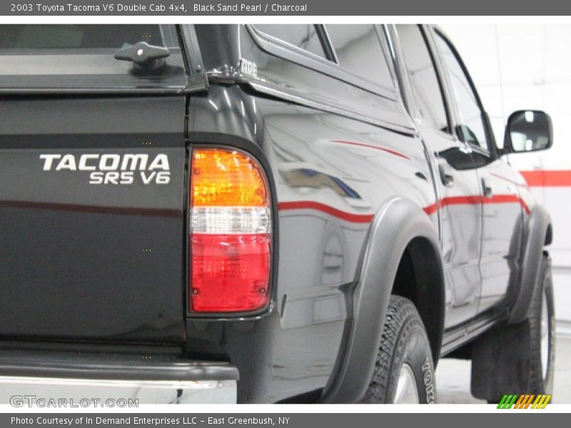 Black Sand Pearl / Charcoal 2003 Toyota Tacoma V6 Double Cab 4x4