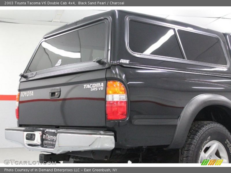 Black Sand Pearl / Charcoal 2003 Toyota Tacoma V6 Double Cab 4x4
