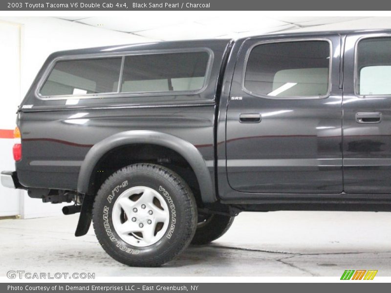 Black Sand Pearl / Charcoal 2003 Toyota Tacoma V6 Double Cab 4x4