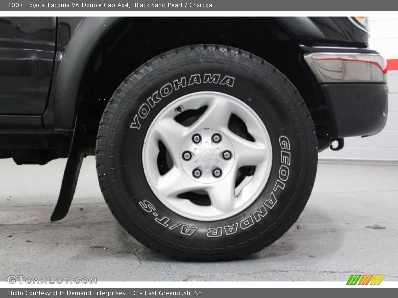 Black Sand Pearl / Charcoal 2003 Toyota Tacoma V6 Double Cab 4x4