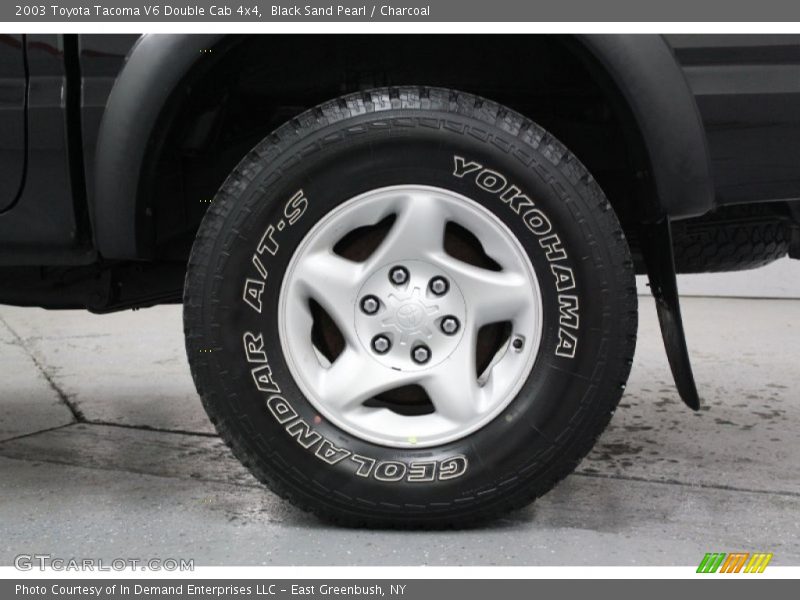 Black Sand Pearl / Charcoal 2003 Toyota Tacoma V6 Double Cab 4x4