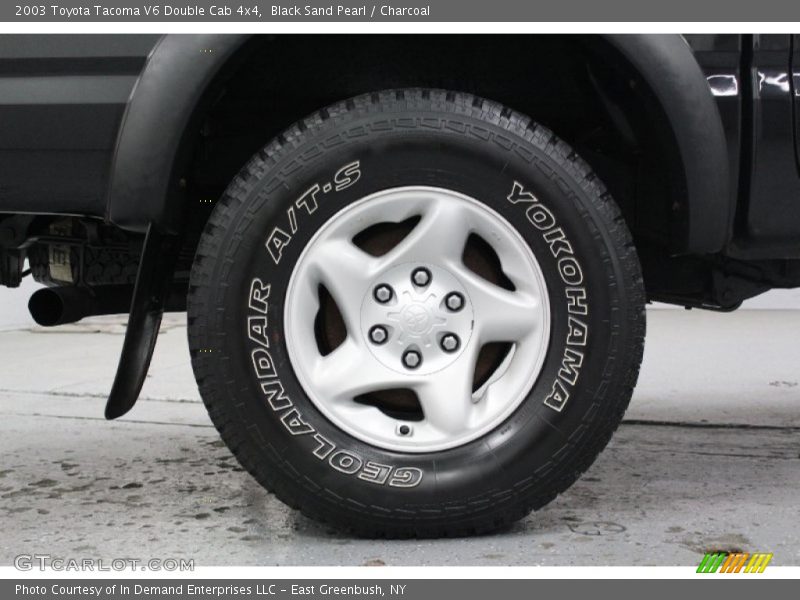 Black Sand Pearl / Charcoal 2003 Toyota Tacoma V6 Double Cab 4x4