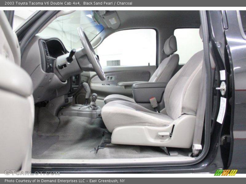 Black Sand Pearl / Charcoal 2003 Toyota Tacoma V6 Double Cab 4x4