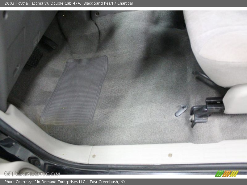 Black Sand Pearl / Charcoal 2003 Toyota Tacoma V6 Double Cab 4x4