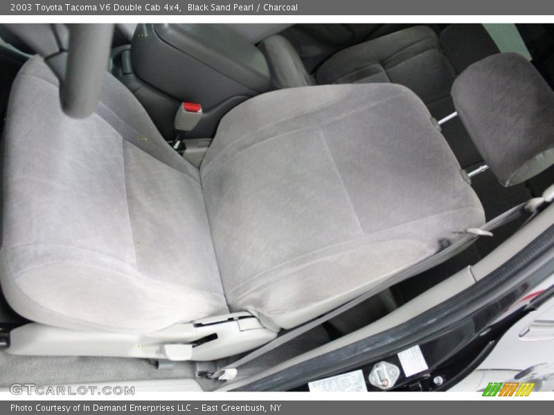 Black Sand Pearl / Charcoal 2003 Toyota Tacoma V6 Double Cab 4x4