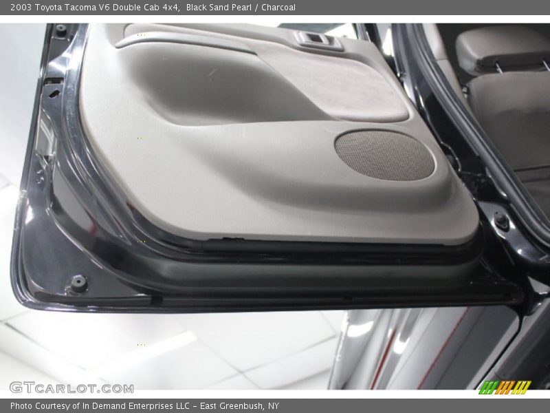 Black Sand Pearl / Charcoal 2003 Toyota Tacoma V6 Double Cab 4x4