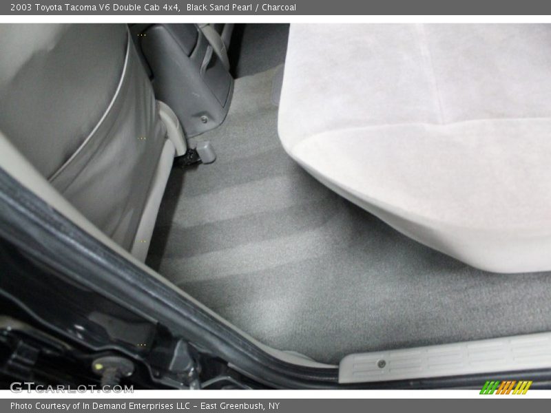 Black Sand Pearl / Charcoal 2003 Toyota Tacoma V6 Double Cab 4x4