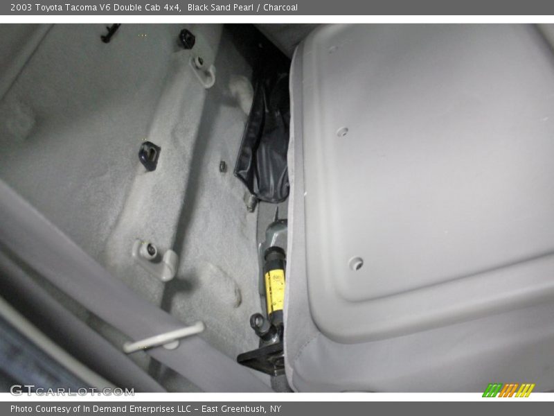 Black Sand Pearl / Charcoal 2003 Toyota Tacoma V6 Double Cab 4x4
