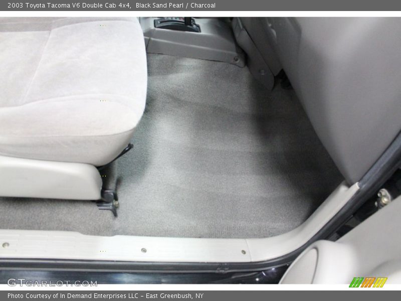 Black Sand Pearl / Charcoal 2003 Toyota Tacoma V6 Double Cab 4x4