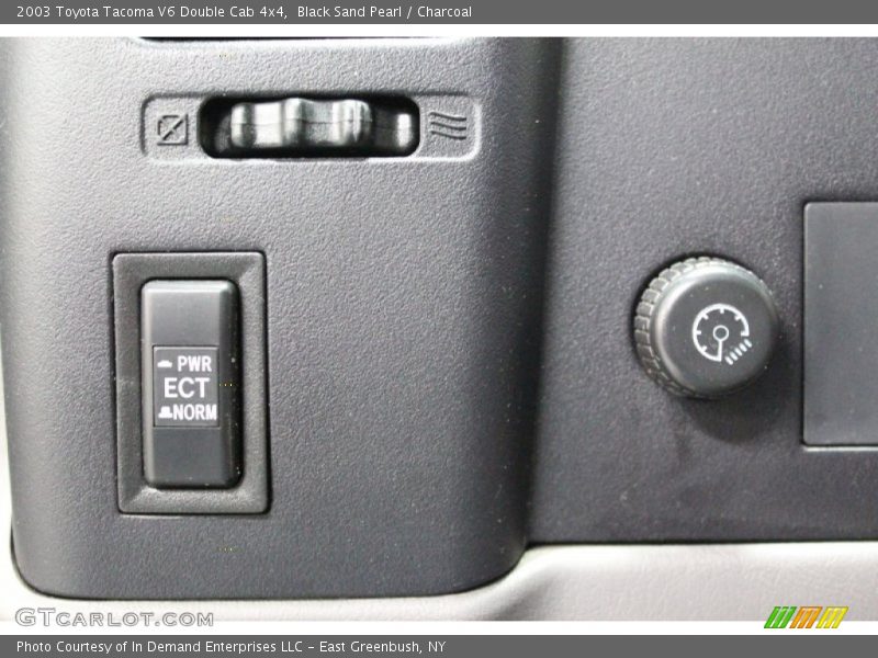 Black Sand Pearl / Charcoal 2003 Toyota Tacoma V6 Double Cab 4x4