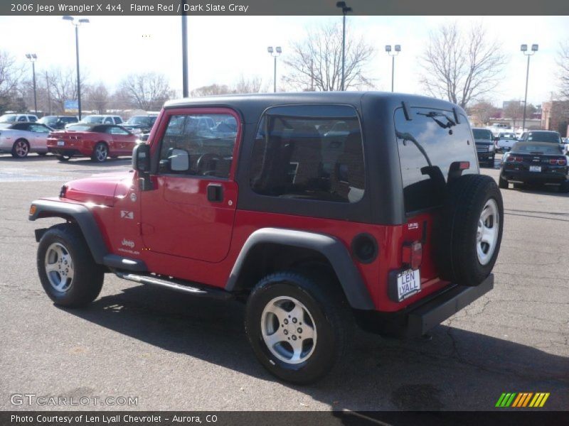 Flame Red / Dark Slate Gray 2006 Jeep Wrangler X 4x4