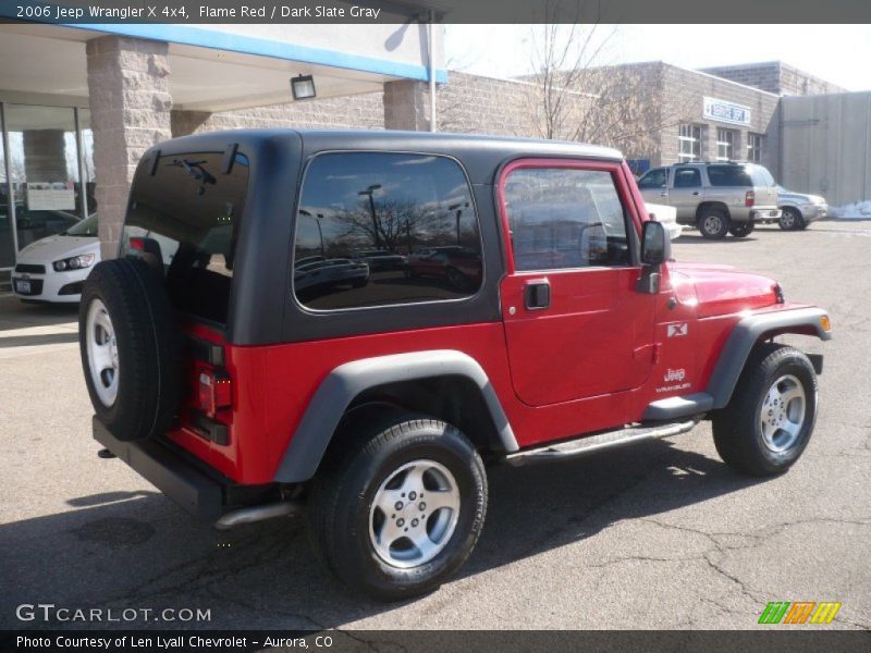 Flame Red / Dark Slate Gray 2006 Jeep Wrangler X 4x4