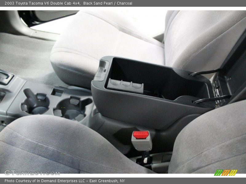 Black Sand Pearl / Charcoal 2003 Toyota Tacoma V6 Double Cab 4x4