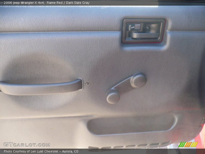 Flame Red / Dark Slate Gray 2006 Jeep Wrangler X 4x4