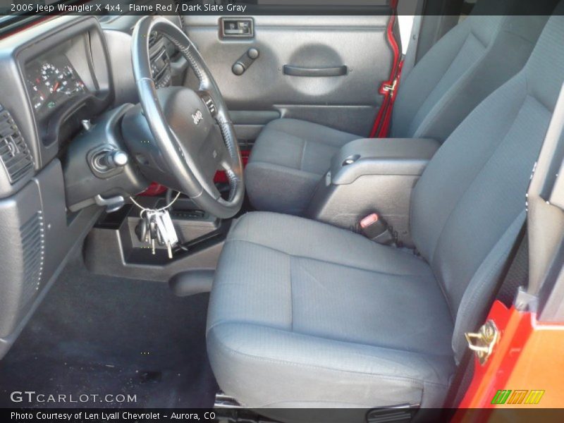 Flame Red / Dark Slate Gray 2006 Jeep Wrangler X 4x4