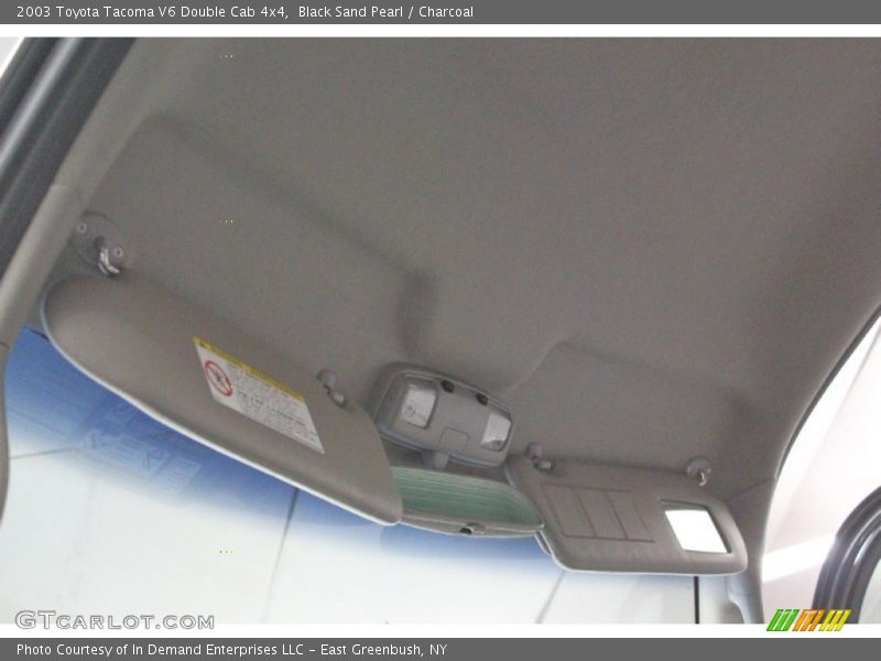 Black Sand Pearl / Charcoal 2003 Toyota Tacoma V6 Double Cab 4x4