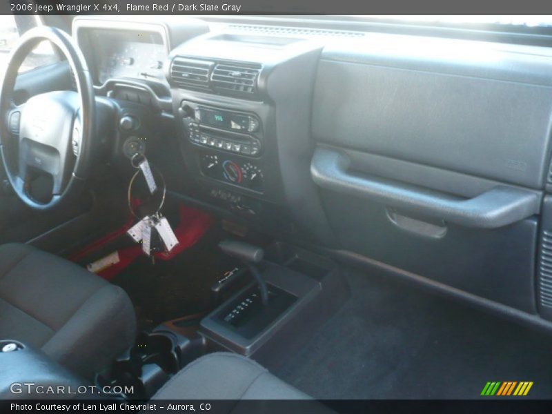Flame Red / Dark Slate Gray 2006 Jeep Wrangler X 4x4