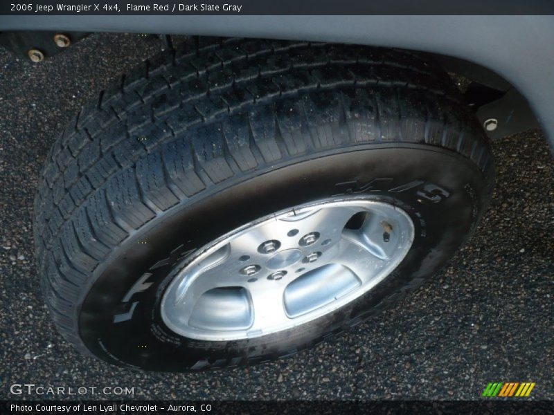 Flame Red / Dark Slate Gray 2006 Jeep Wrangler X 4x4