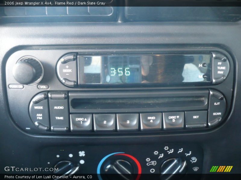 Flame Red / Dark Slate Gray 2006 Jeep Wrangler X 4x4