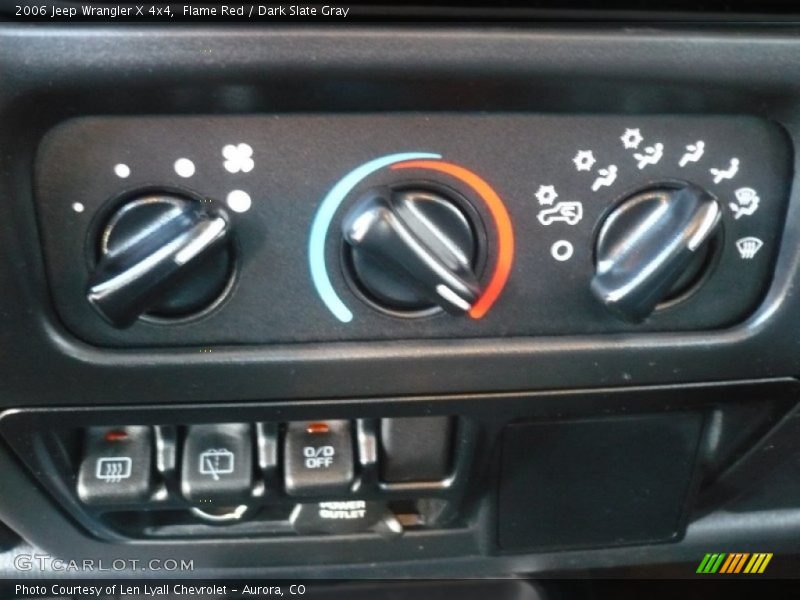 Flame Red / Dark Slate Gray 2006 Jeep Wrangler X 4x4