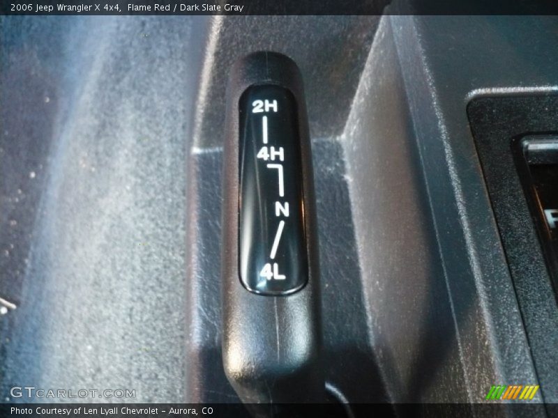 Flame Red / Dark Slate Gray 2006 Jeep Wrangler X 4x4
