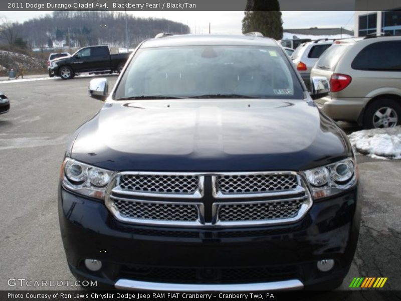 Blackberry Pearl / Black/Tan 2011 Dodge Durango Citadel 4x4