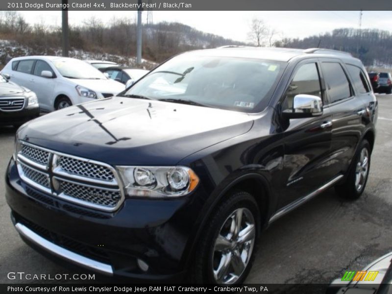 Blackberry Pearl / Black/Tan 2011 Dodge Durango Citadel 4x4