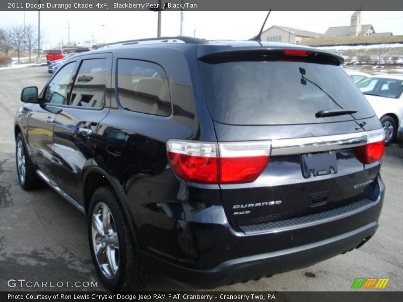 Blackberry Pearl / Black/Tan 2011 Dodge Durango Citadel 4x4