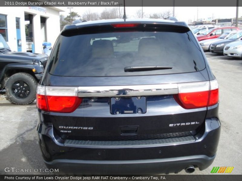 Blackberry Pearl / Black/Tan 2011 Dodge Durango Citadel 4x4