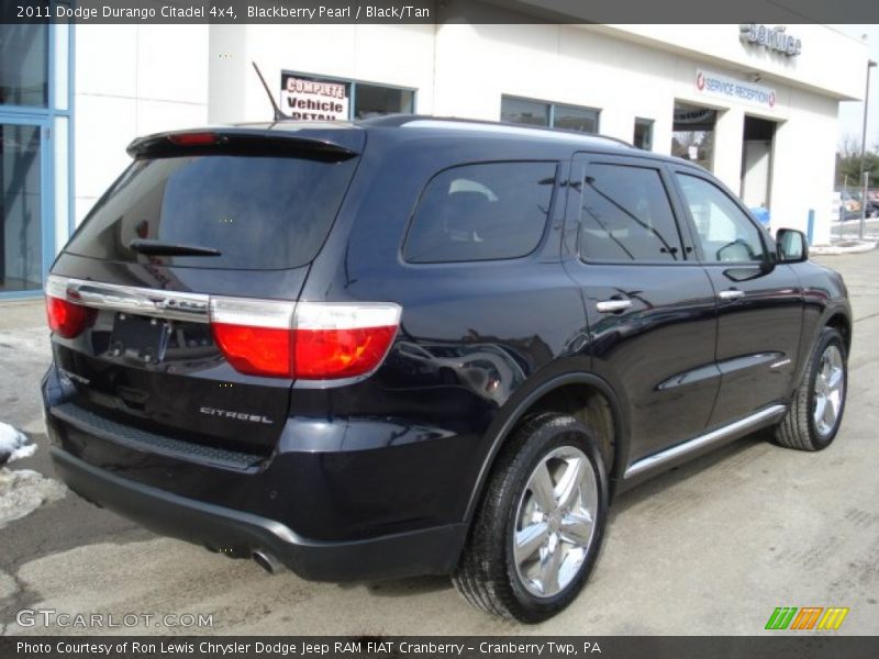 Blackberry Pearl / Black/Tan 2011 Dodge Durango Citadel 4x4