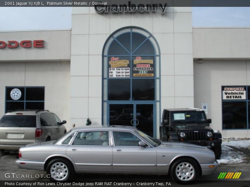 Platinum Silver Metallic / Oatmeal 2001 Jaguar XJ XJ8 L