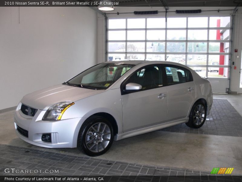 Brilliant Silver Metallic / SE-R Charcoal 2010 Nissan Sentra SE-R