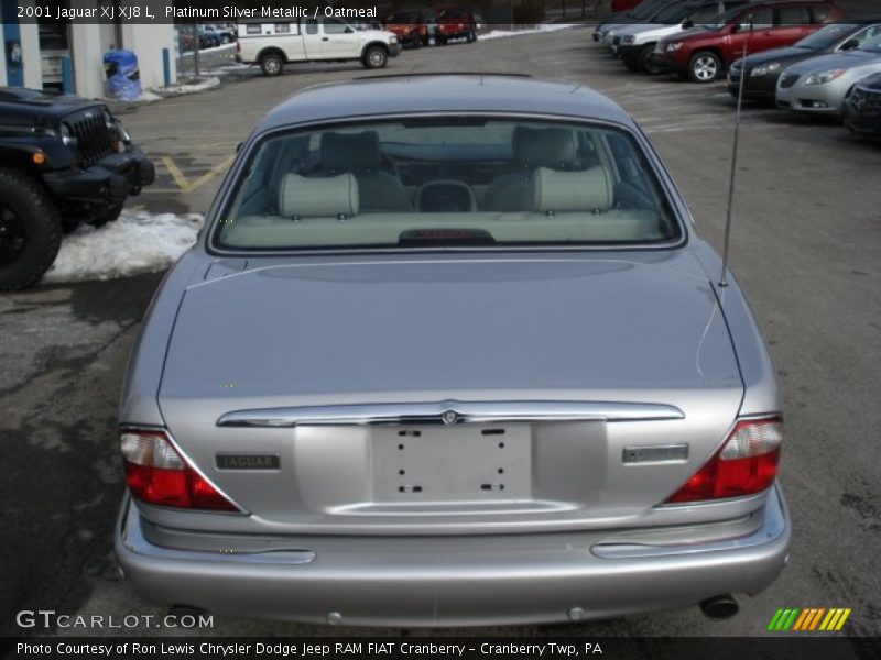 Platinum Silver Metallic / Oatmeal 2001 Jaguar XJ XJ8 L
