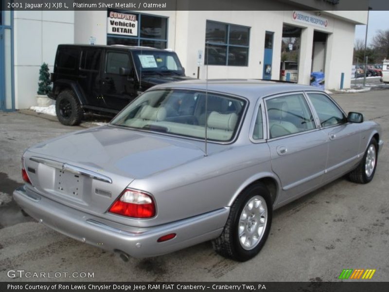 Platinum Silver Metallic / Oatmeal 2001 Jaguar XJ XJ8 L
