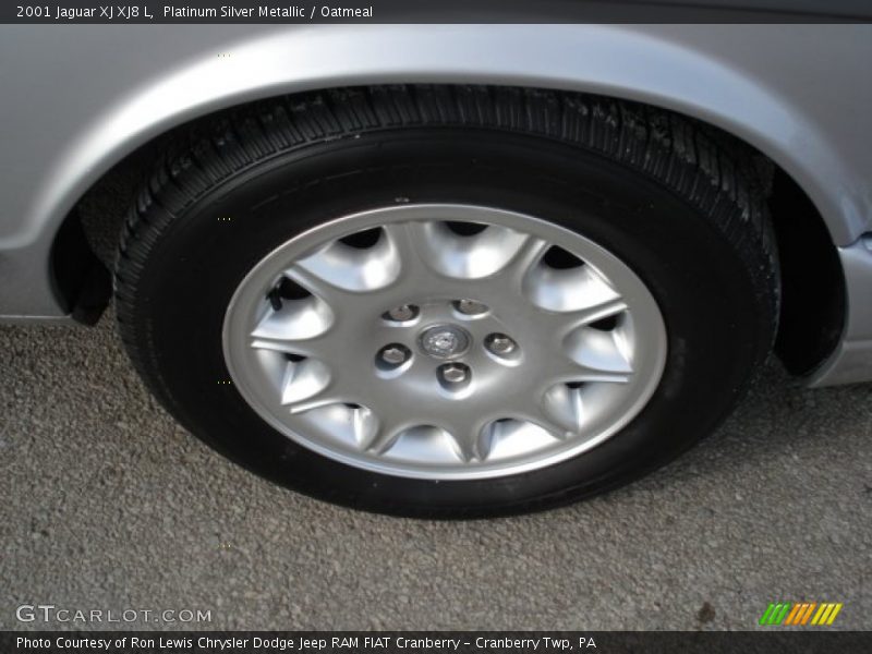 Platinum Silver Metallic / Oatmeal 2001 Jaguar XJ XJ8 L