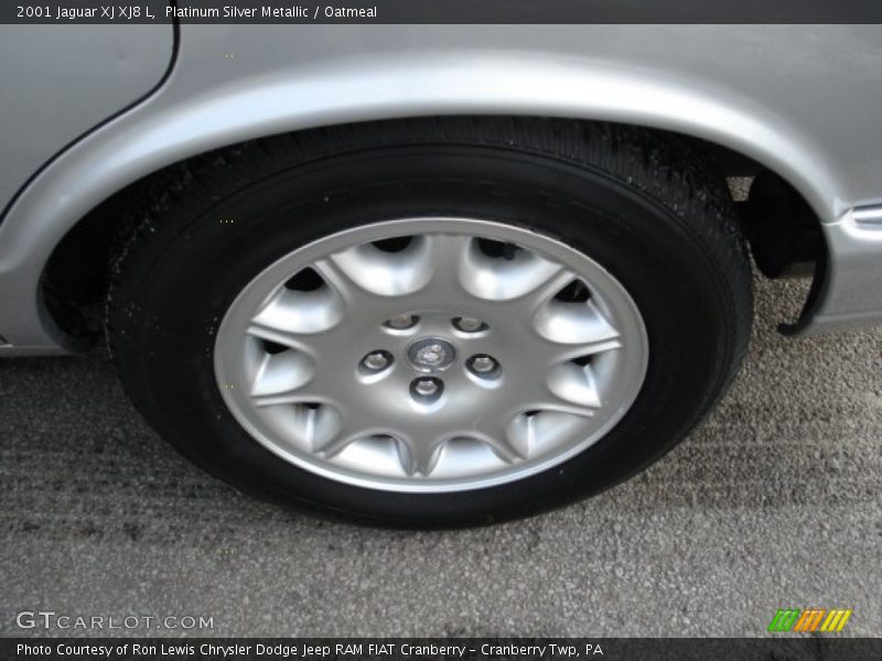 Platinum Silver Metallic / Oatmeal 2001 Jaguar XJ XJ8 L