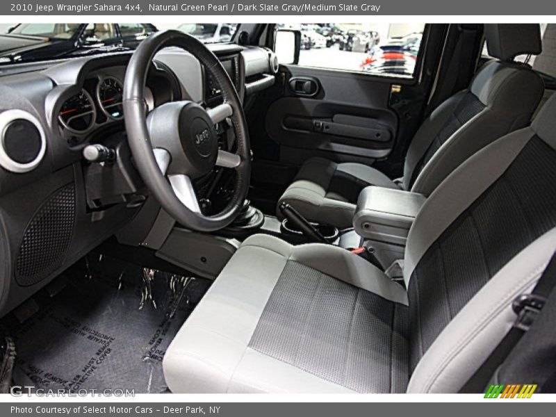 Natural Green Pearl / Dark Slate Gray/Medium Slate Gray 2010 Jeep Wrangler Sahara 4x4