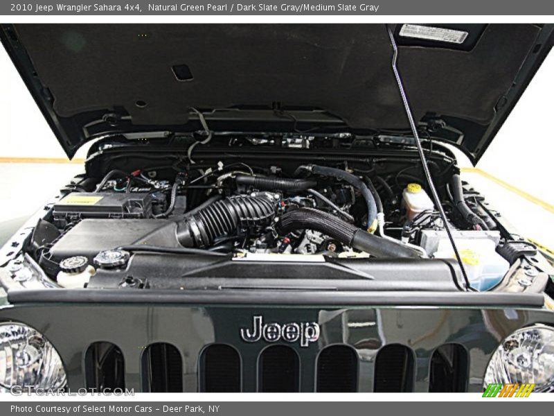 Natural Green Pearl / Dark Slate Gray/Medium Slate Gray 2010 Jeep Wrangler Sahara 4x4
