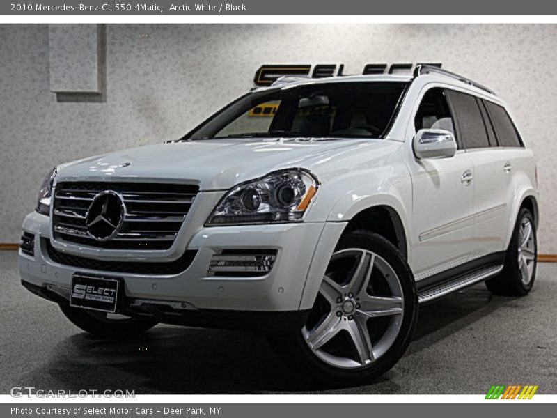 Arctic White / Black 2010 Mercedes-Benz GL 550 4Matic