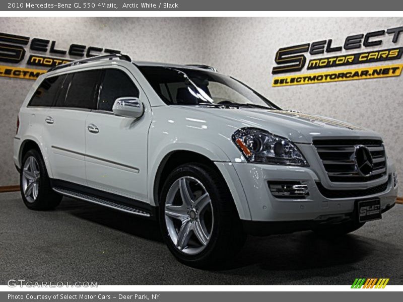 Arctic White / Black 2010 Mercedes-Benz GL 550 4Matic