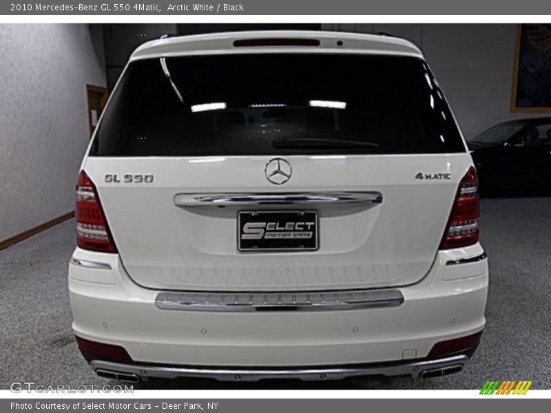 Arctic White / Black 2010 Mercedes-Benz GL 550 4Matic