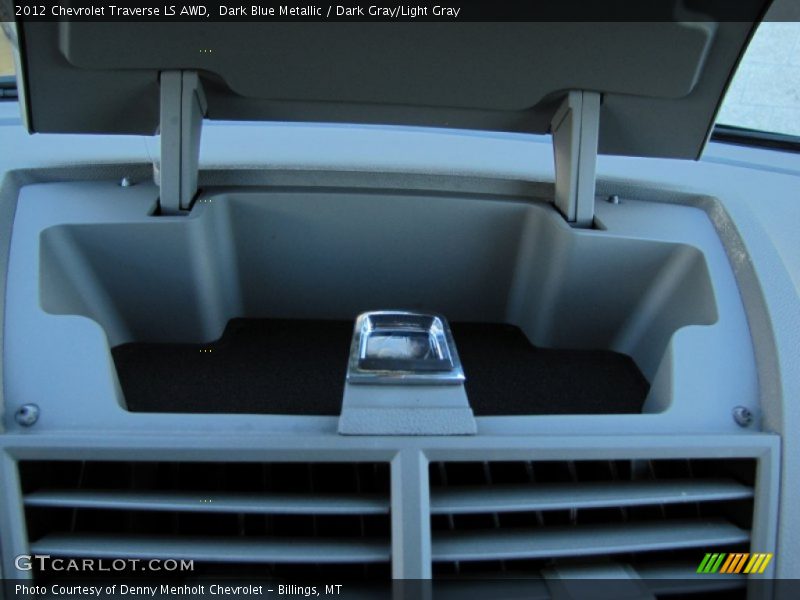 Dark Blue Metallic / Dark Gray/Light Gray 2012 Chevrolet Traverse LS AWD