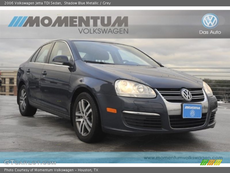 Shadow Blue Metallic / Grey 2006 Volkswagen Jetta TDI Sedan