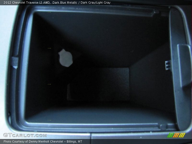 Dark Blue Metallic / Dark Gray/Light Gray 2012 Chevrolet Traverse LS AWD