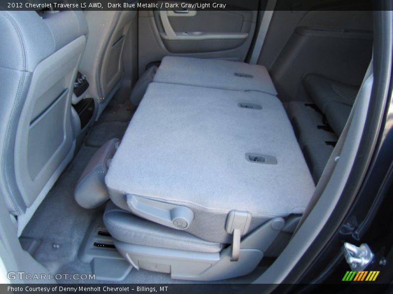 Dark Blue Metallic / Dark Gray/Light Gray 2012 Chevrolet Traverse LS AWD