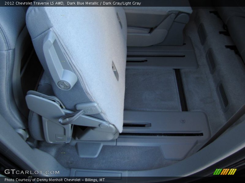 Dark Blue Metallic / Dark Gray/Light Gray 2012 Chevrolet Traverse LS AWD