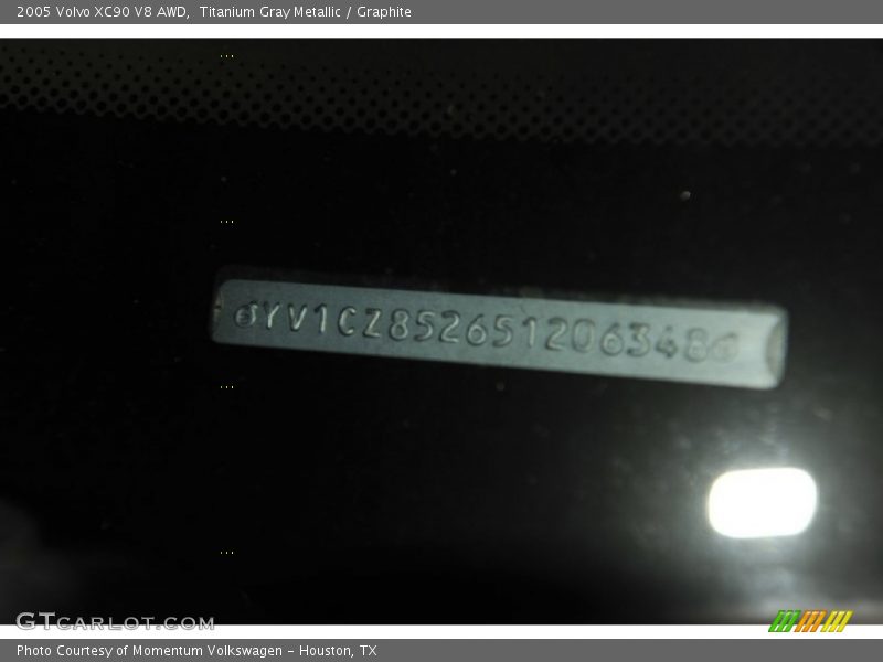Titanium Gray Metallic / Graphite 2005 Volvo XC90 V8 AWD