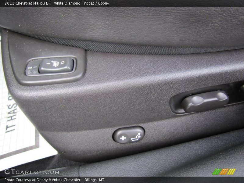 White Diamond Tricoat / Ebony 2011 Chevrolet Malibu LT