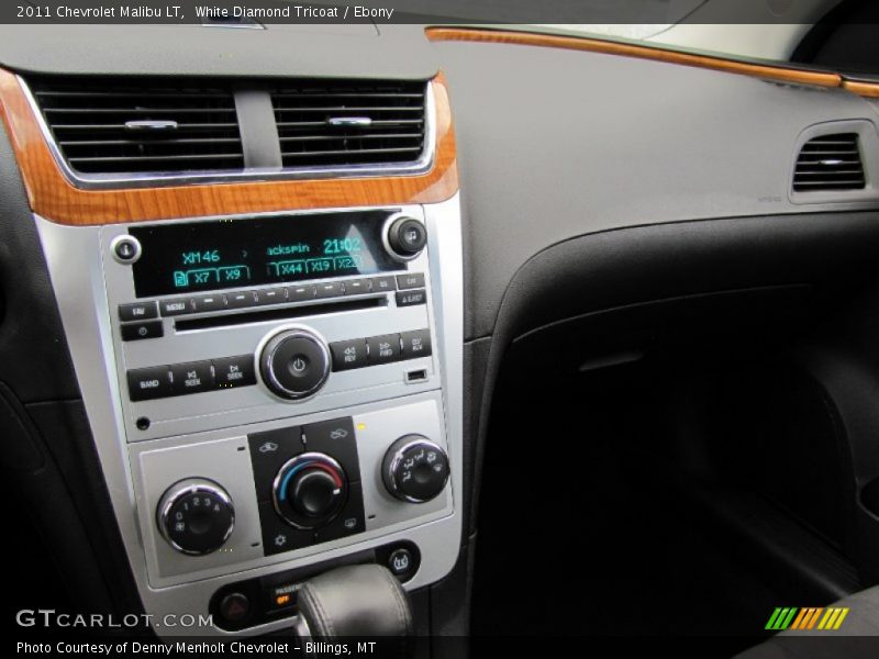 White Diamond Tricoat / Ebony 2011 Chevrolet Malibu LT