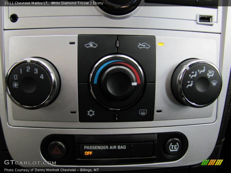 White Diamond Tricoat / Ebony 2011 Chevrolet Malibu LT